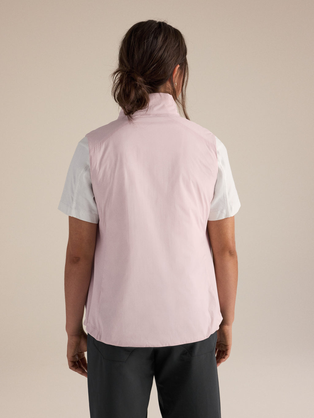 Atom Vest Women's Alpine Rose Back View