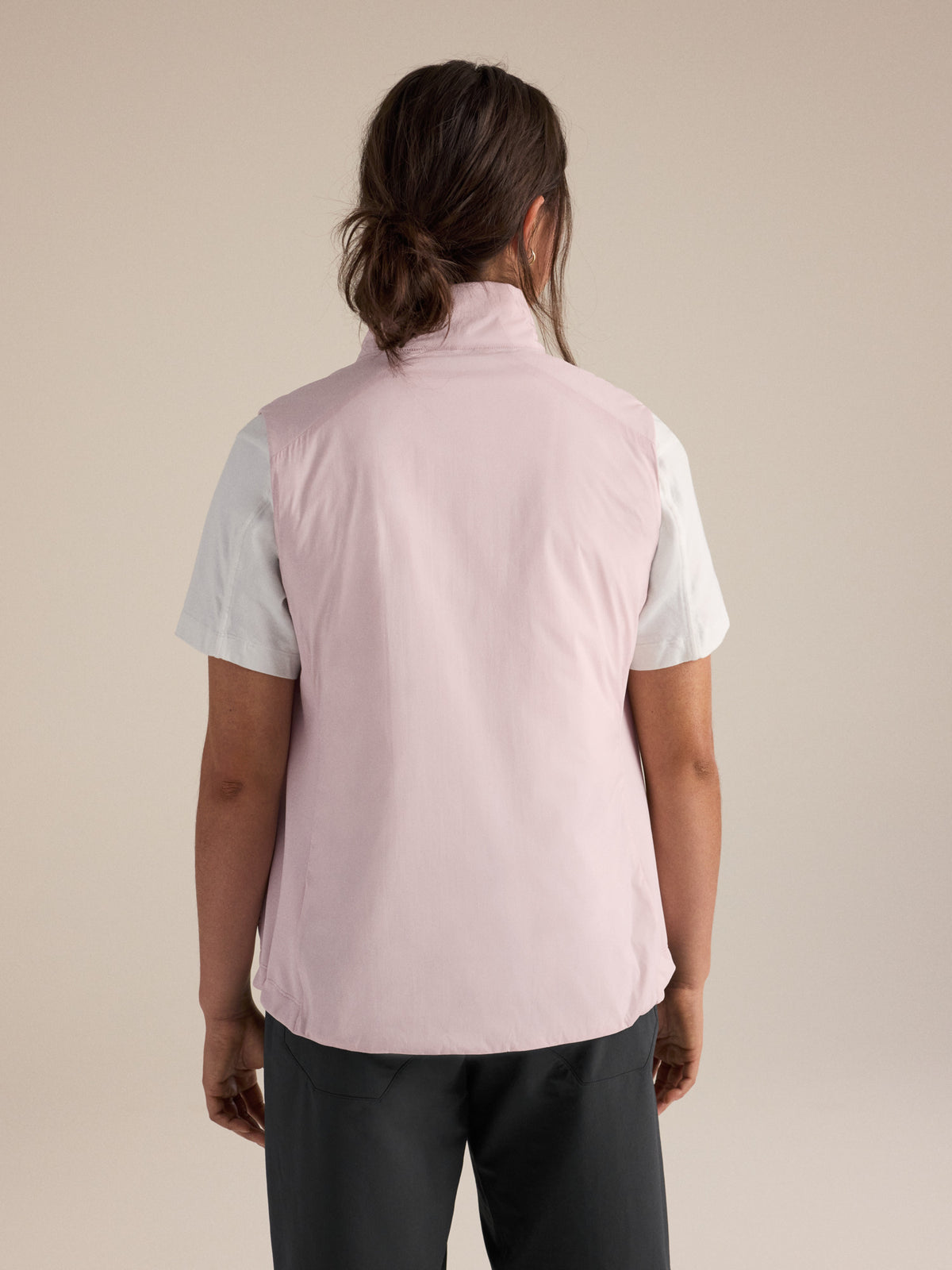 Atom Vest Women's Alpine Rose Back View