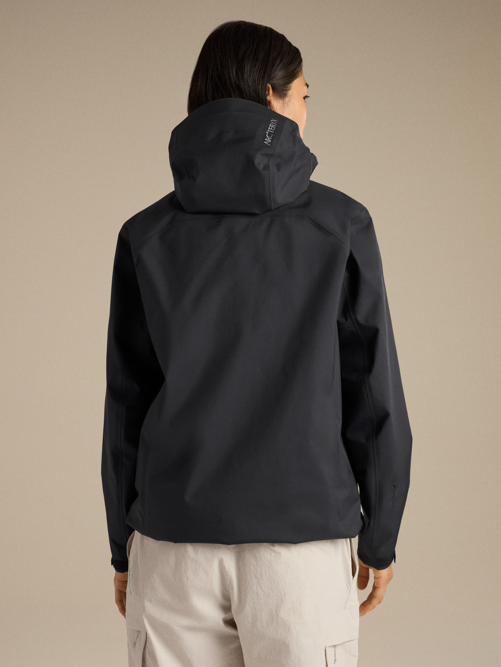 Beta Jacket Women's Black Back View