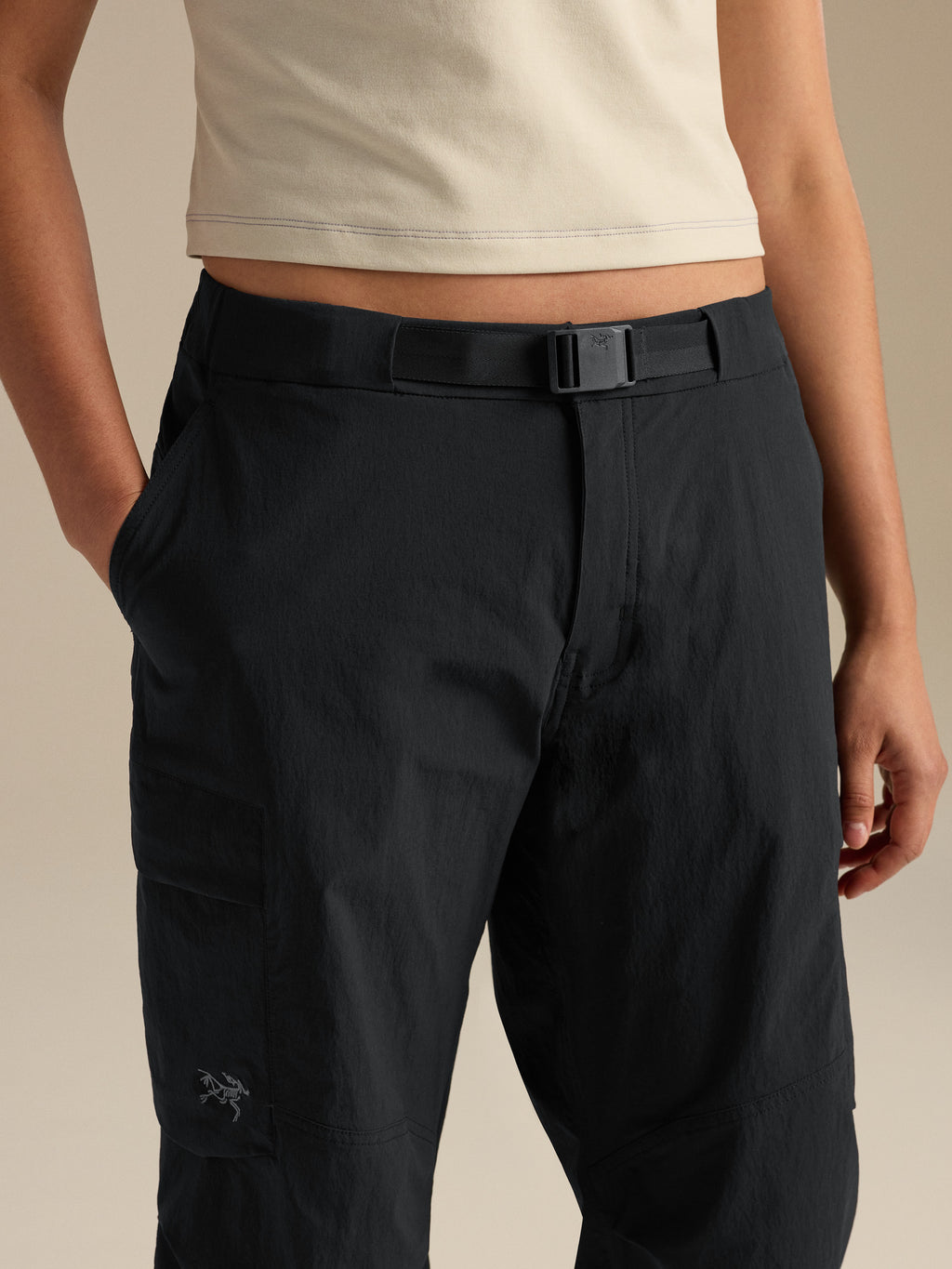 Leutia Pant Women's Black Waist Detail