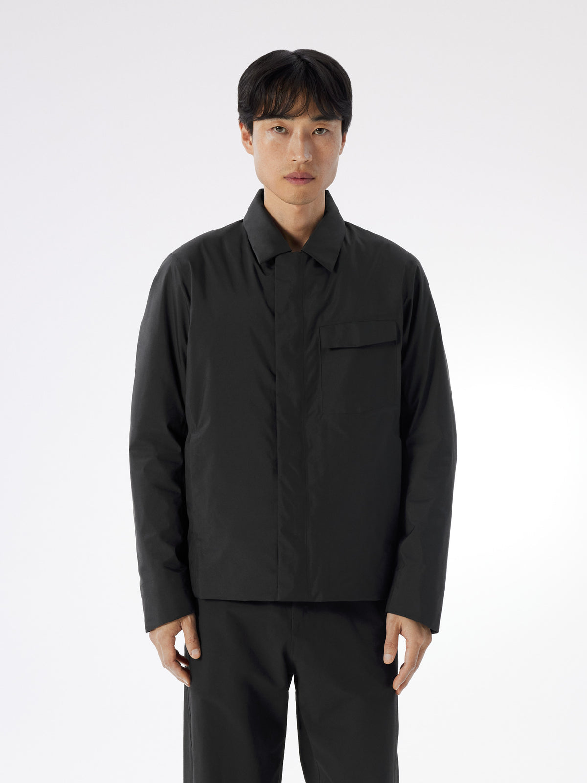 Spere Insulated Jacket Black Front View