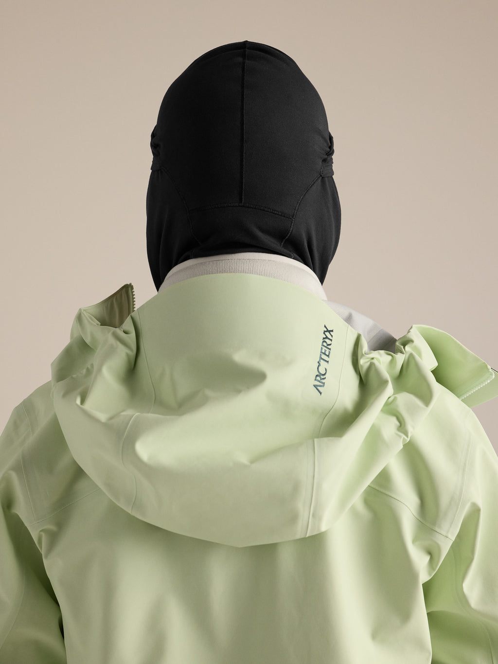 Rho Synthetic Balaclava Black Back View