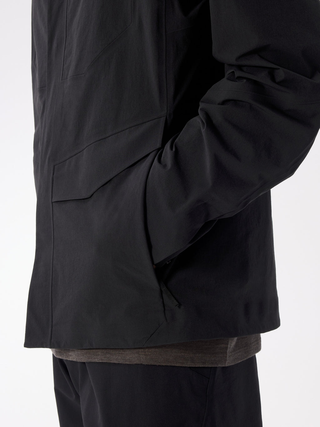 Field Softshell Jacket Black Detail 3