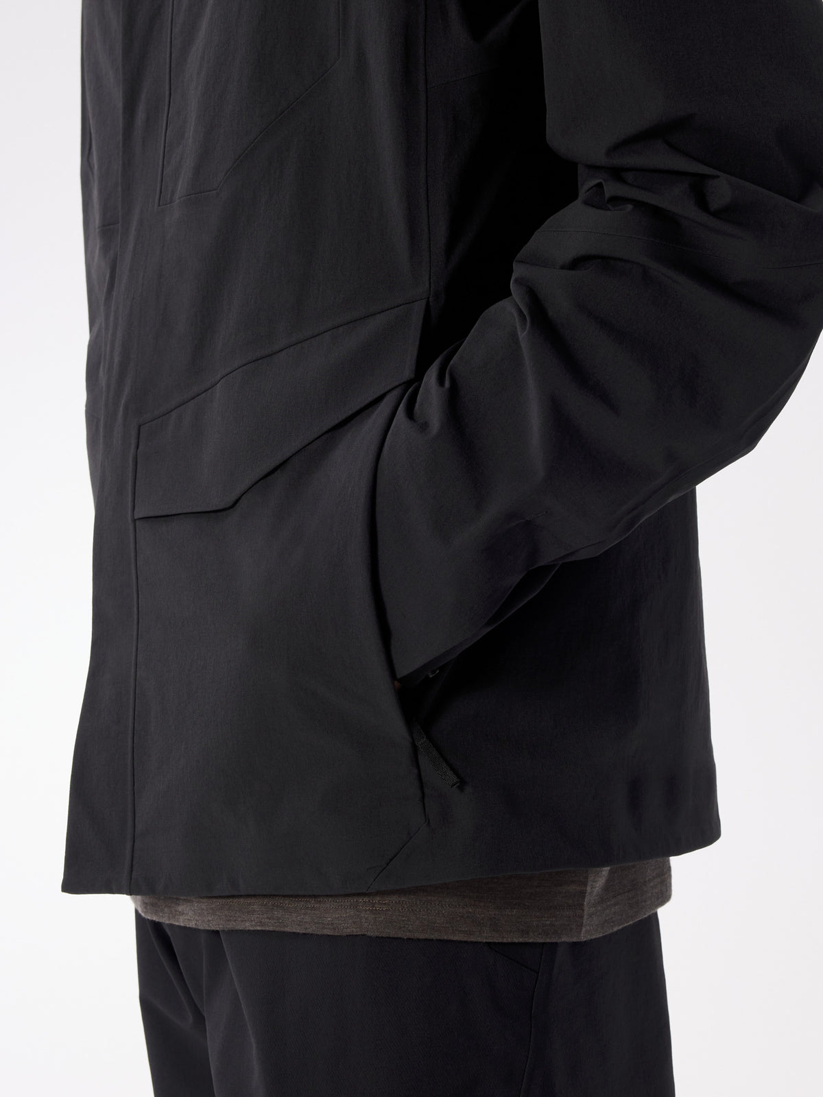 Field Softshell Jacket Black Detail 3