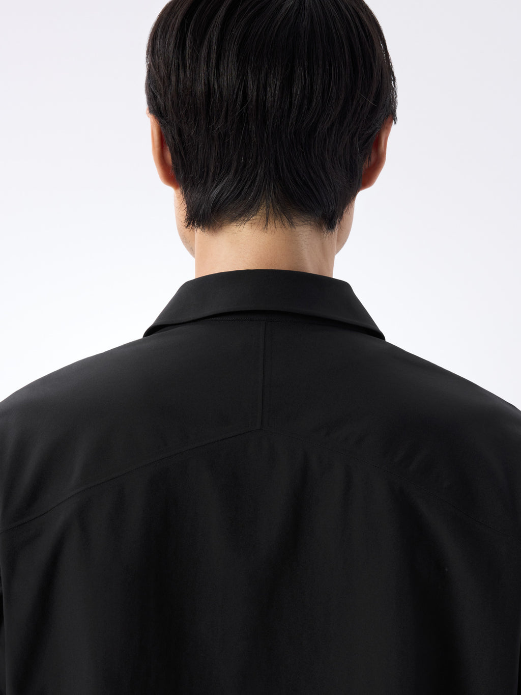 Field Shirt LS Black Detail 2