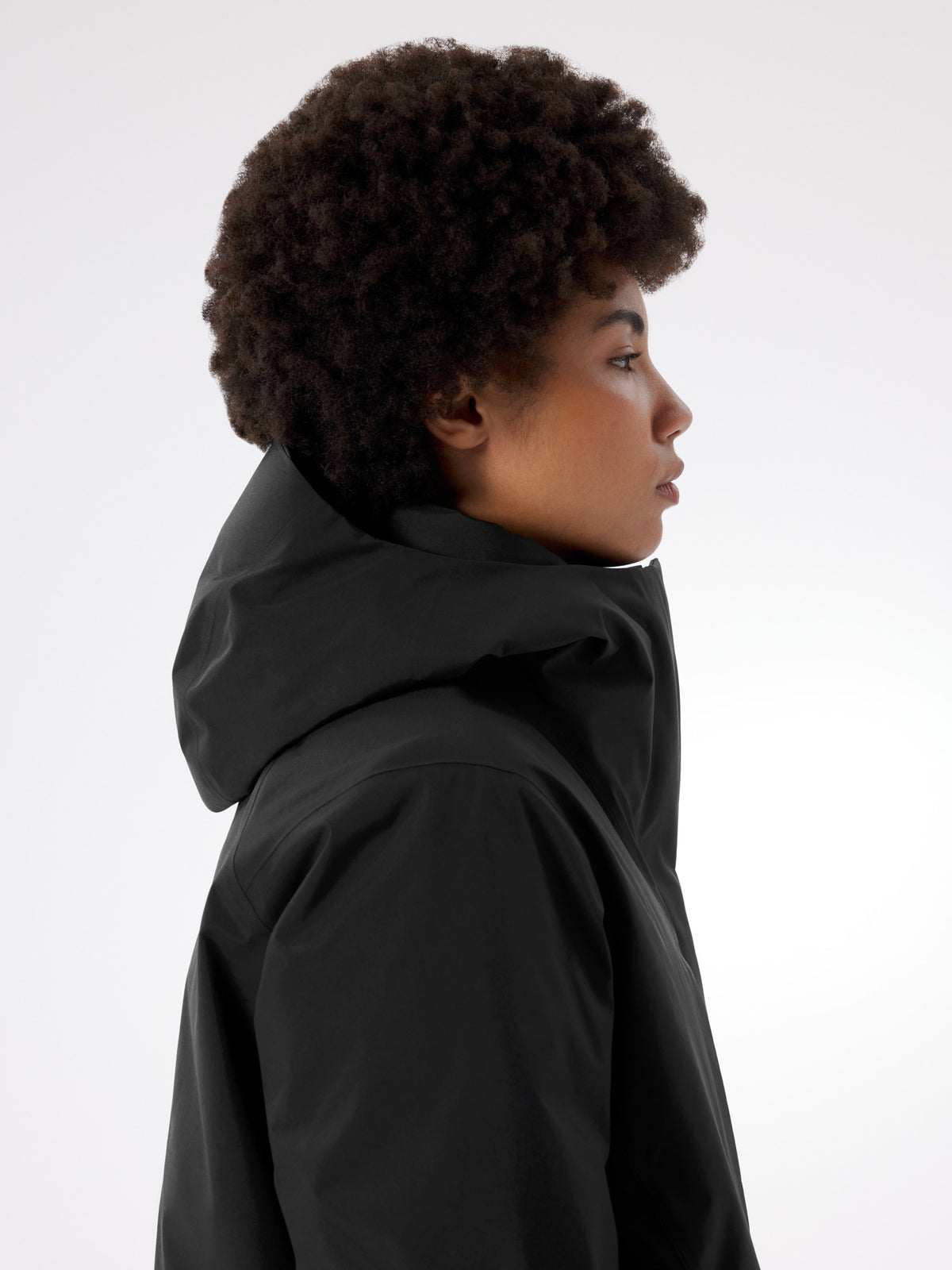 Ifora Down Parka Women's Black Detail 1