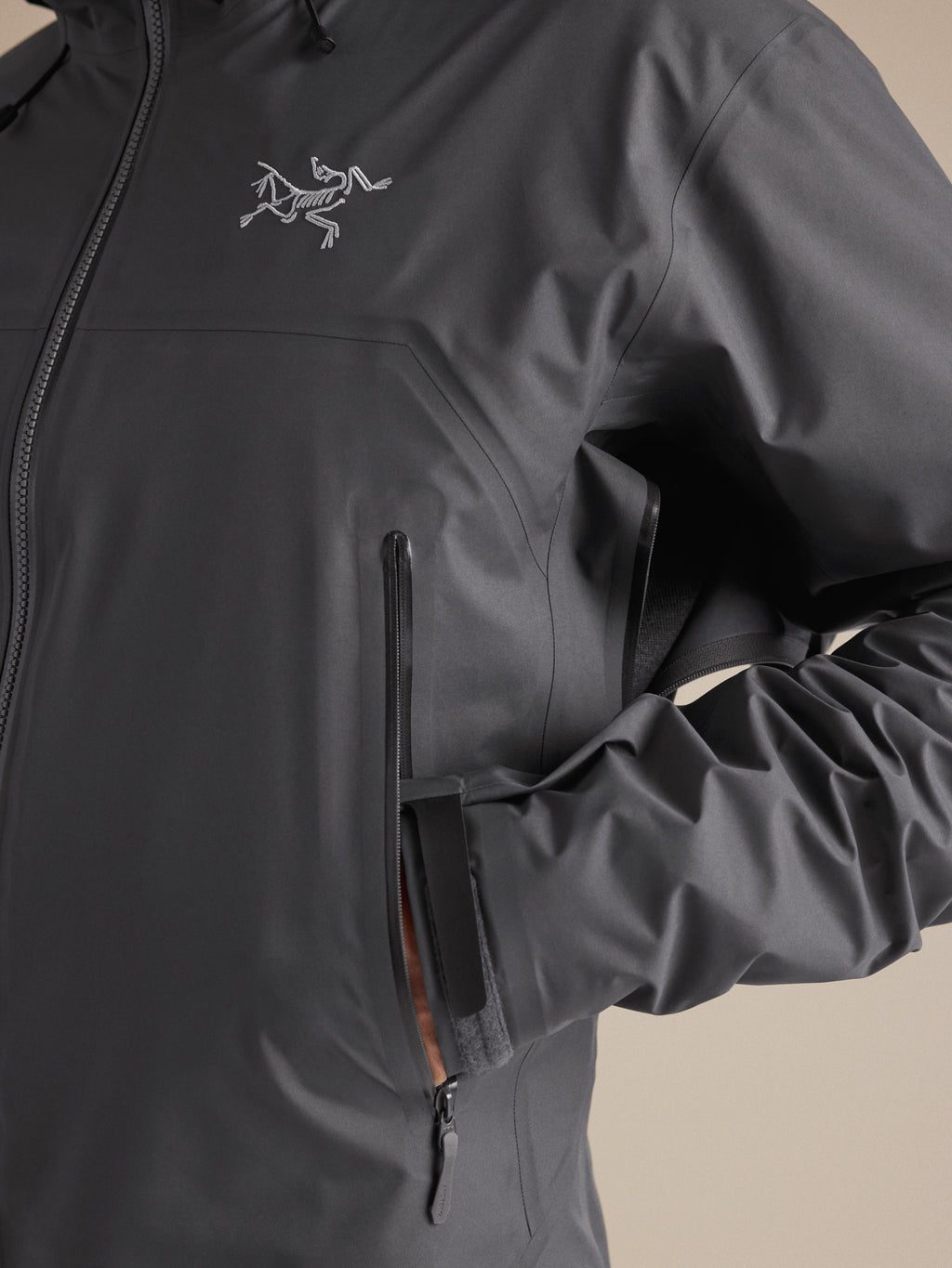 Beta SL Jacket Cloud Fabric Detail