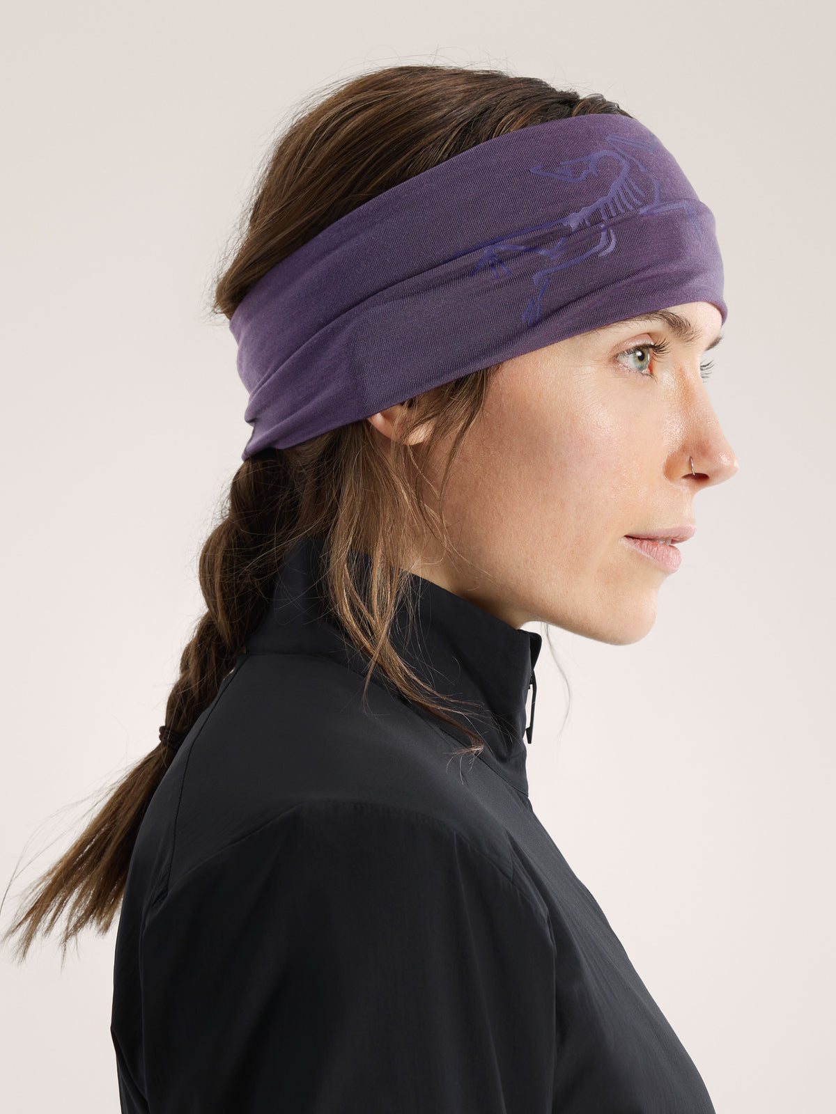 Satoro Merino Headband Moondrop Side View