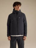 Epsilon Insulated Hoody Black Front View