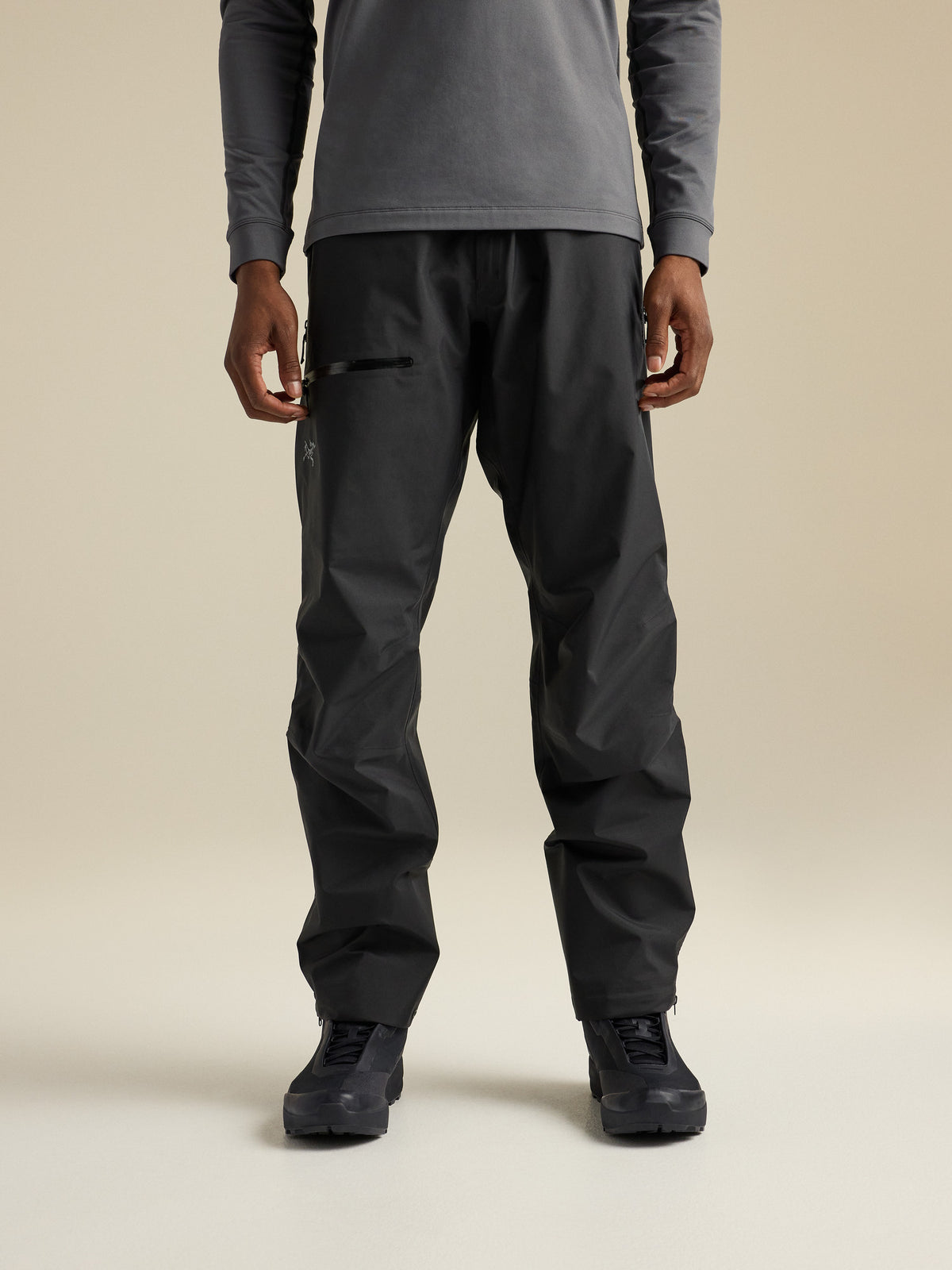 Beta Pant Black Front View