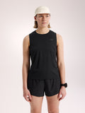 Norvan Tank Women's Black Front View