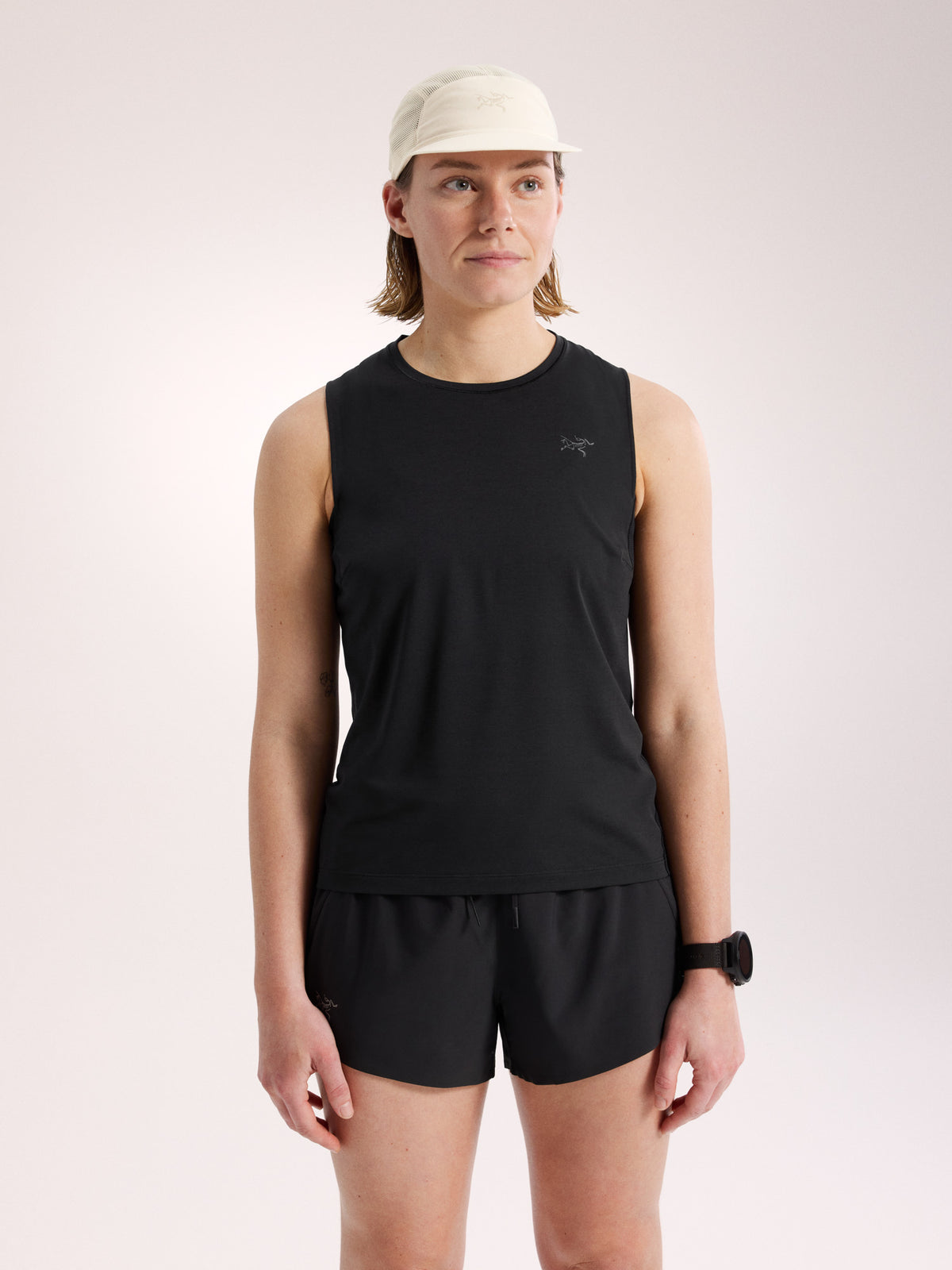 Norvan Tank Women's Black Front View