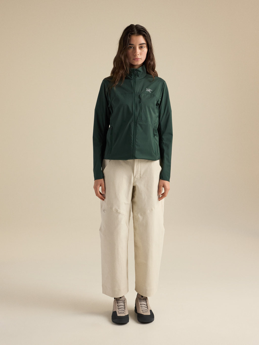 Squamish Jacket Women's Dark Jade Full Body