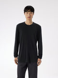Frame Shirt LS Black Front View