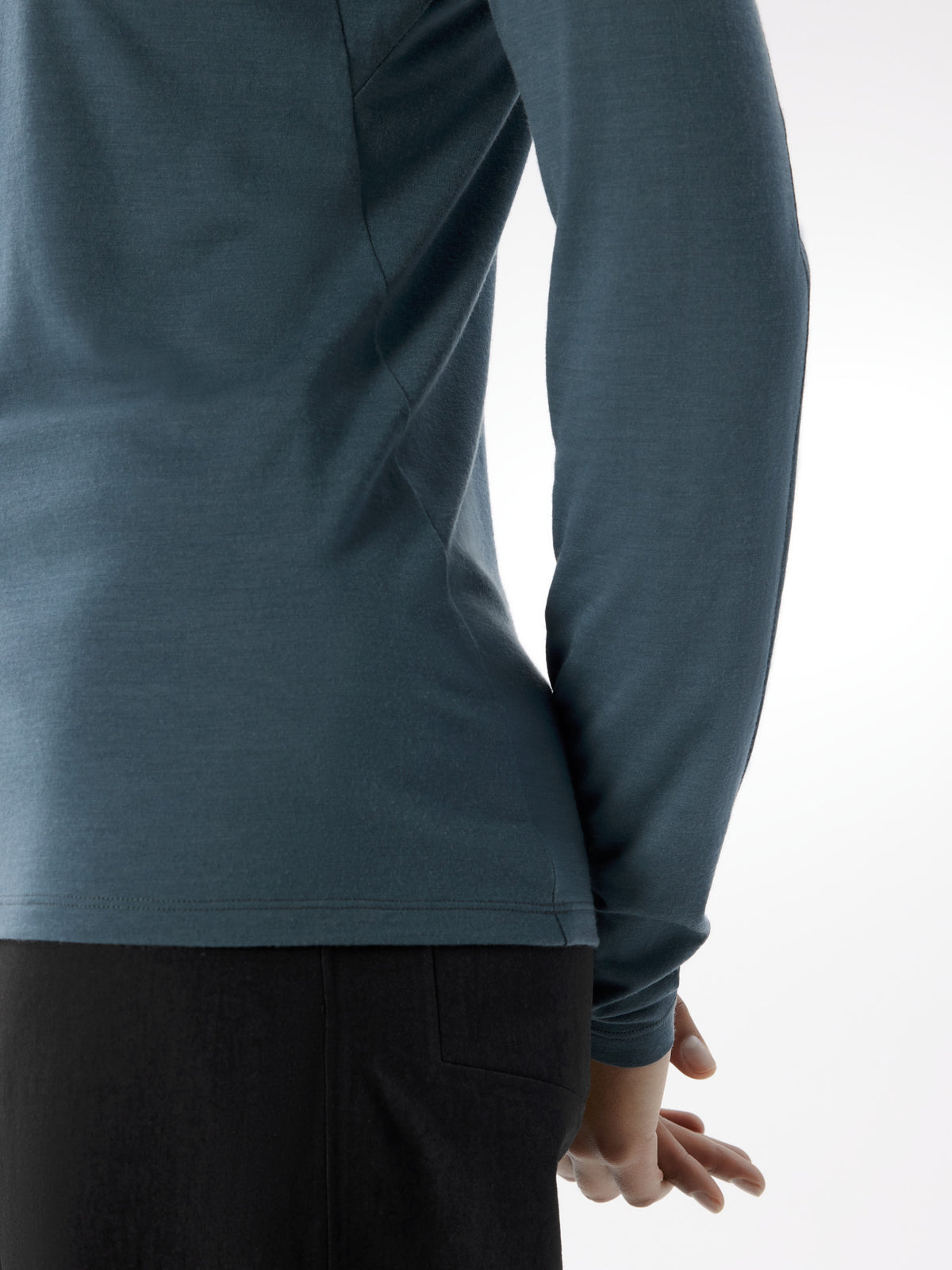 Frame Crew Neck Shirt LS Women's Neptune Detail 2