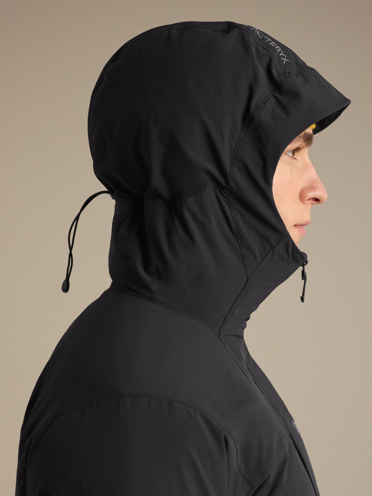 Epsilon Down Hoody Black Hood
