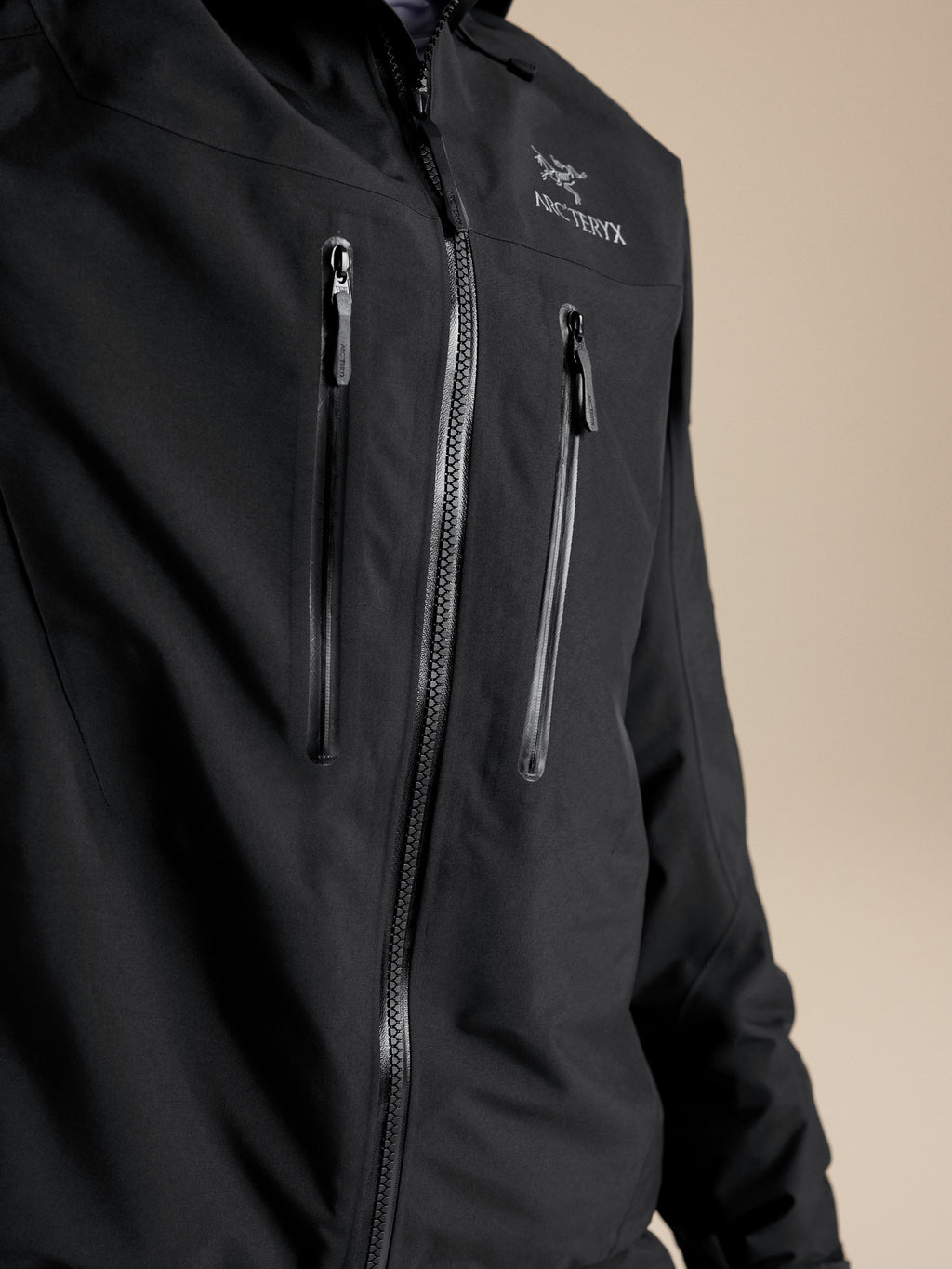 Alpha SV Jacket Women's Black Fabric Detail