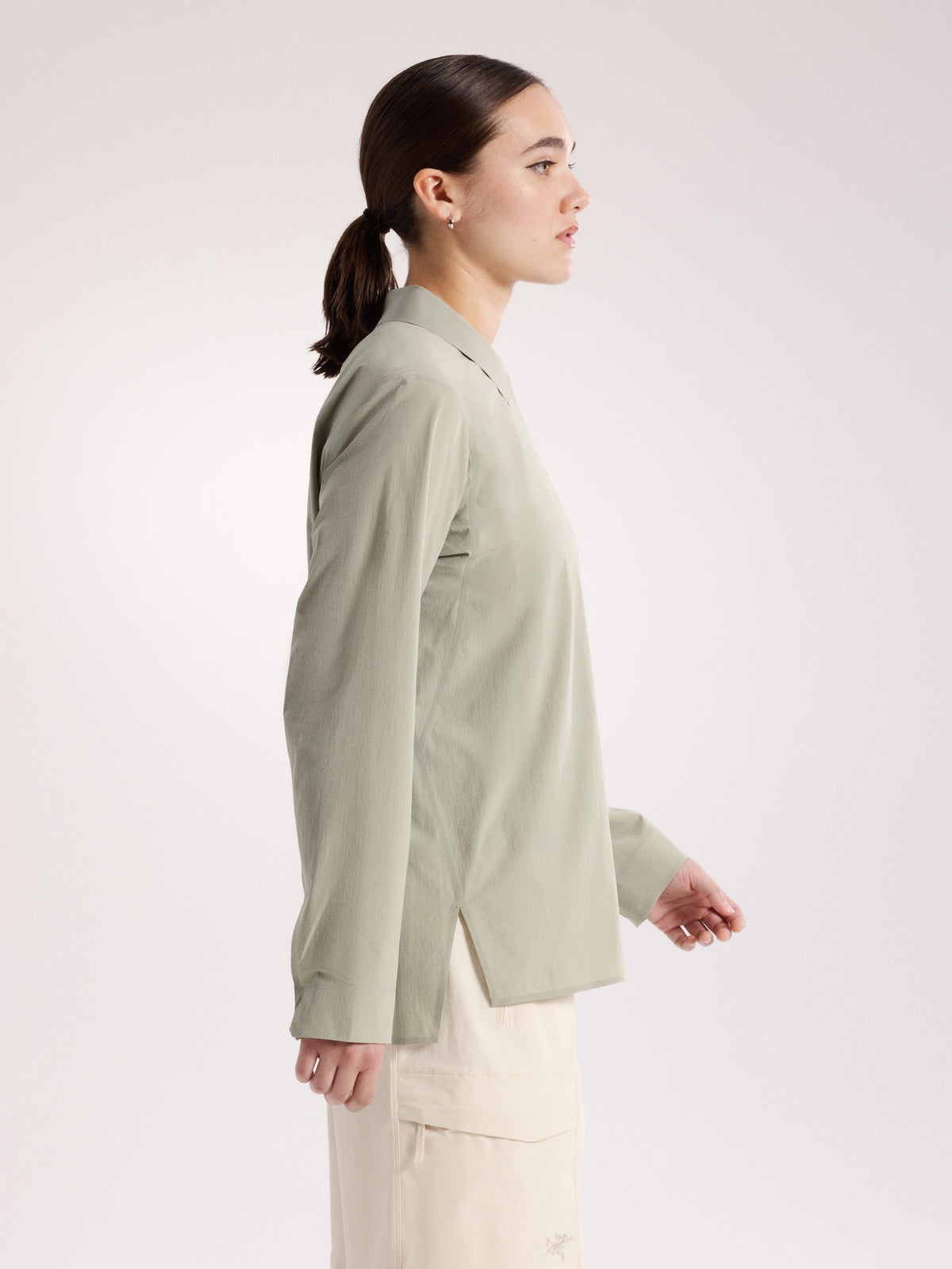 Olia Shirt LS Women's Habitat Side View