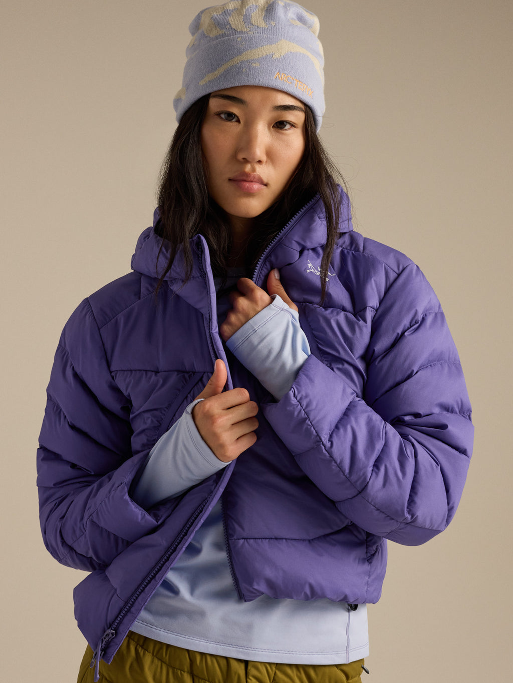 Omineca Short Jacket Women's Blurple Detail 1