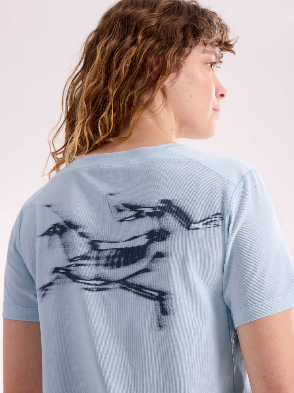 Sunna Speed Bird Crew Shirt SS Women's Alpine Blue Hover