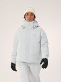 Andessa Down Jacket Women's Arctic Silk Front View