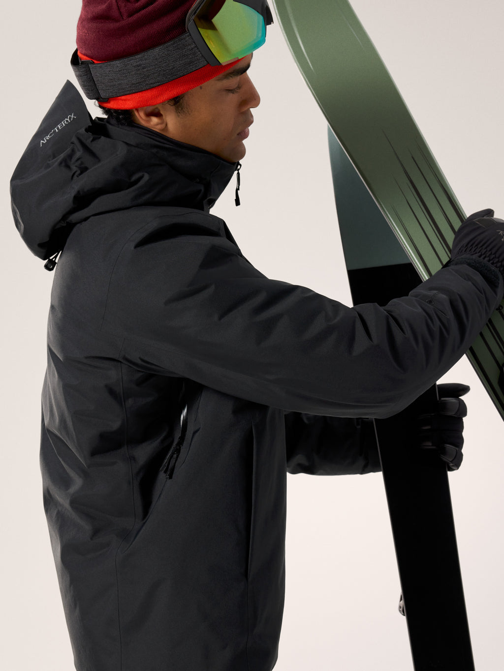 Macai Jacket Black Pit Zip