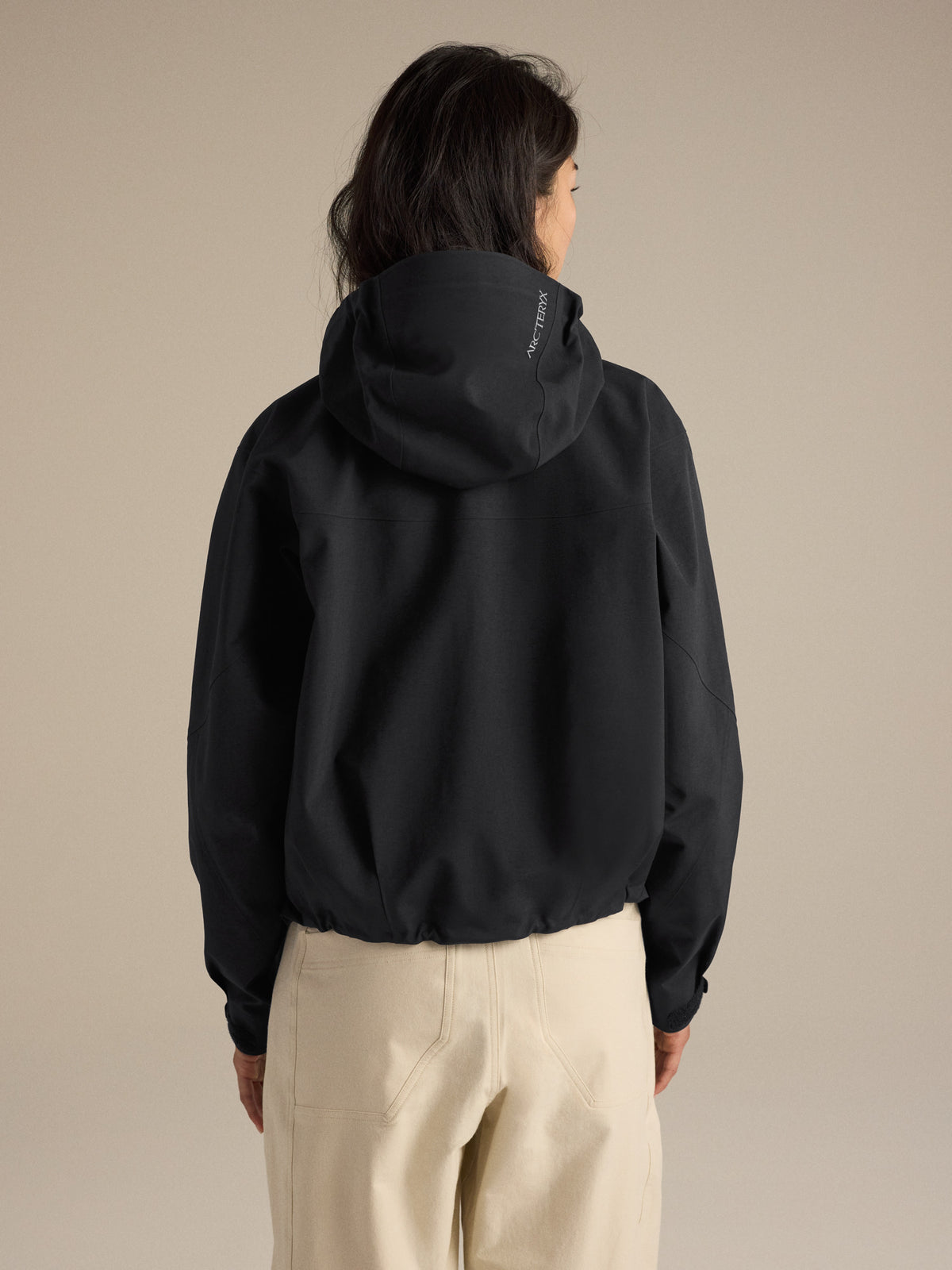 Altira Cropped Jacket Women's Black Back View