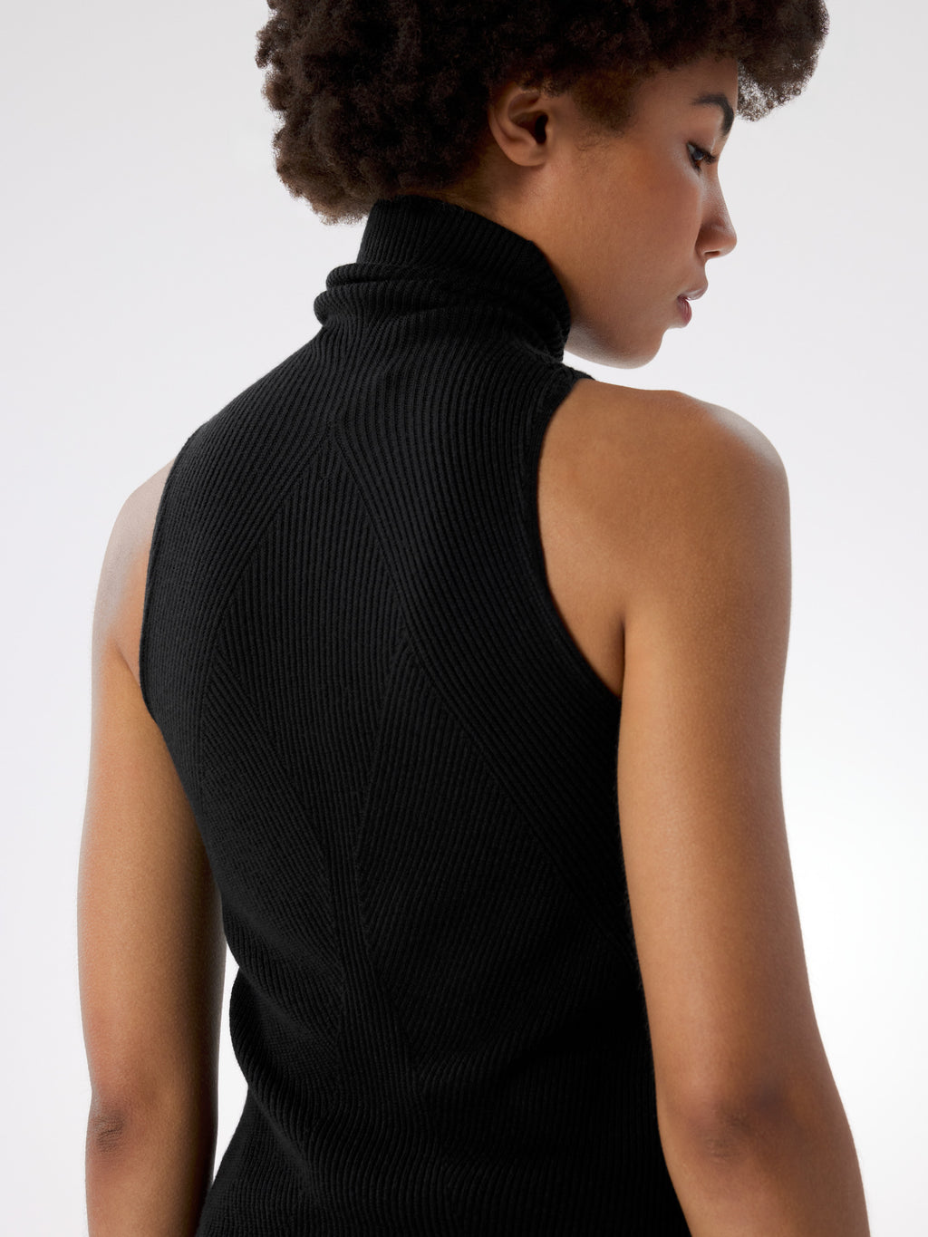 Conic Wool Halter Women's Black Hover